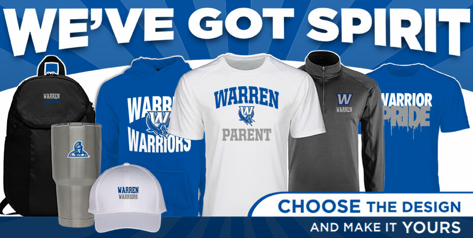 Warren Warriors We've Got Spirit - Dual Banner
