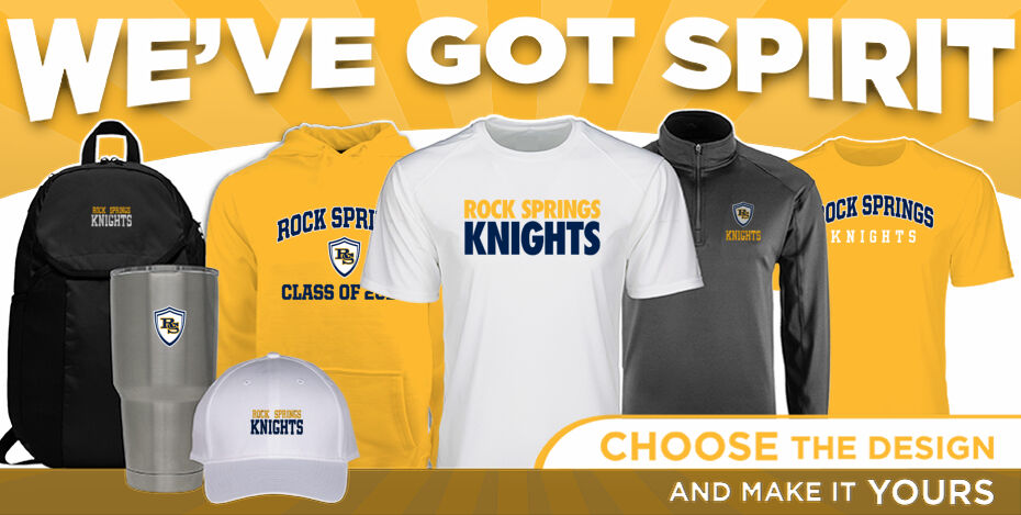 Rock Springs Knights We've Got Spirit - Dual Banner