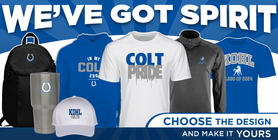 Kohl  Colts We've Got Spirit - Dual Banner