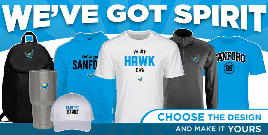 Sanford  Hawks We've Got Spirit - Dual Banner