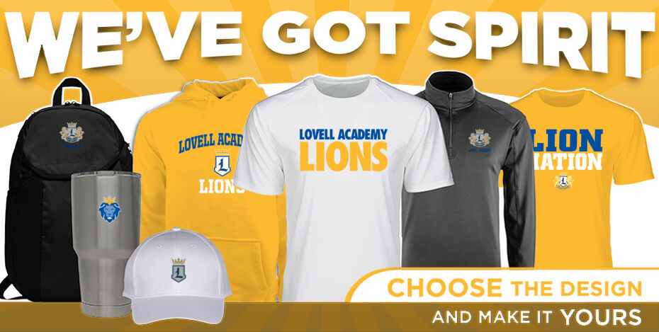 Lovell Academy Lions We've Got Spirit - Dual Banner