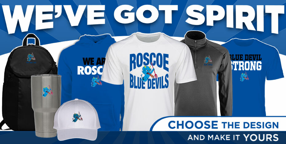 Roscoe  Blue Devils We've Got Spirit - Dual Banner