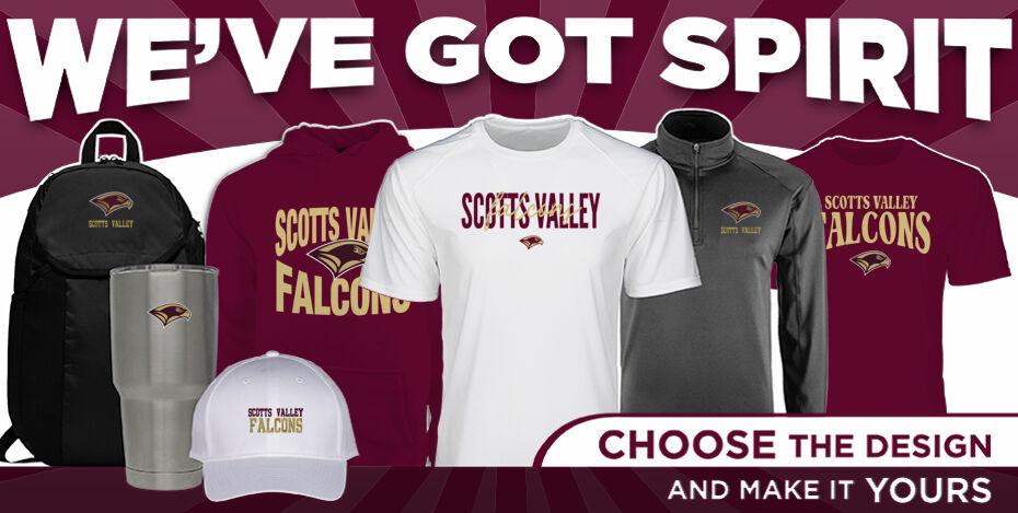 Scotts Valley Falcons We've Got Spirit Dual Banner