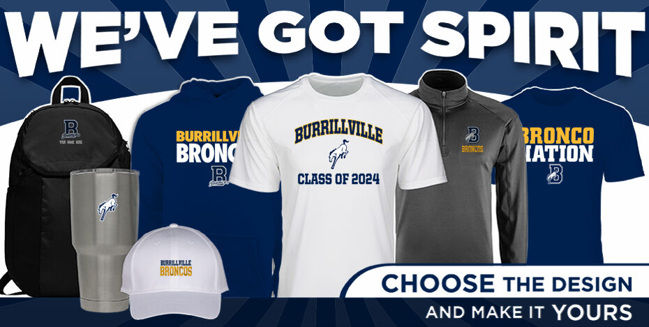 Burrillville Broncos We've Got Spirit - Dual Banner