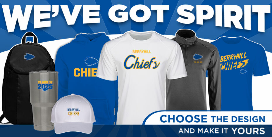 BERRYHILL HIGH SCHOOL CHIEFS - TULSA, OKLAHOMA - Sideline Store - BSN ...