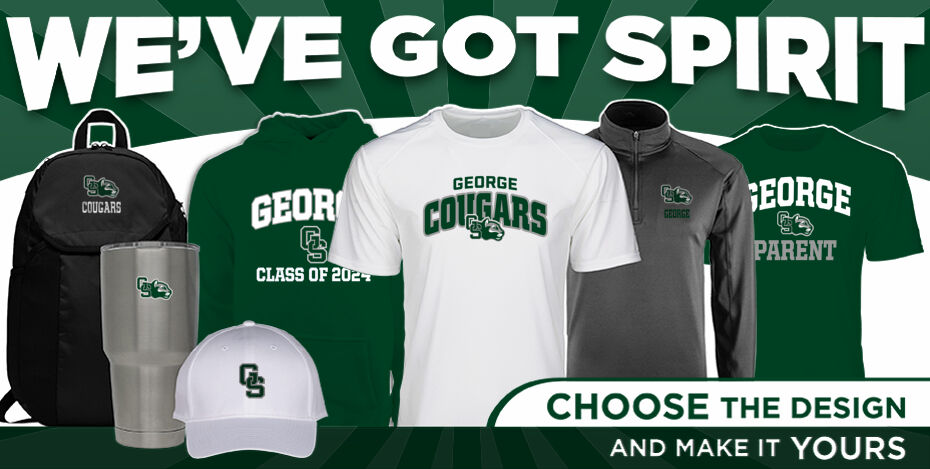GEORGE SCHOOL Cougars official sideline store We've Got Spirit Dual Banner