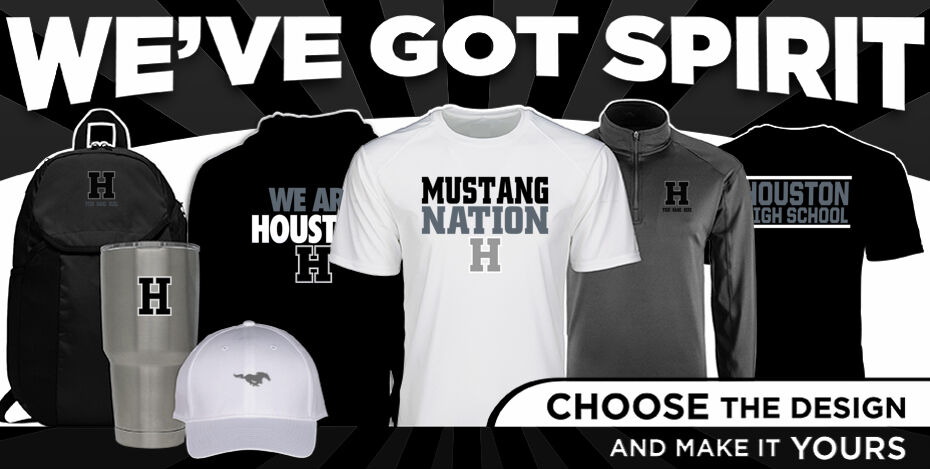 Houston Mustangs We've Got Spirit - Dual Banner