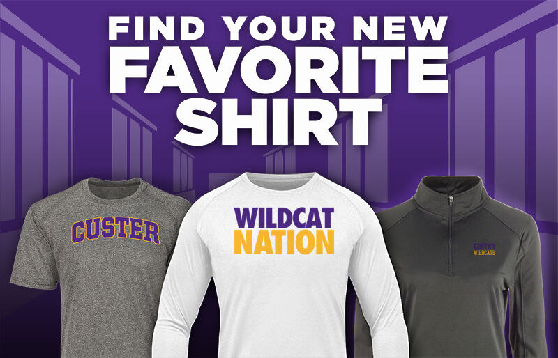CUSTER HIGH SCHOOL WILDCATS Find Your Favorite Shirt - Dual Banner