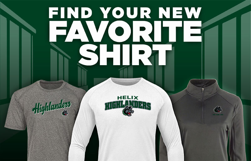 HELIX HIGH SCHOOL HIGHLANDERS Find Your Favorite Shirt - Dual Banner