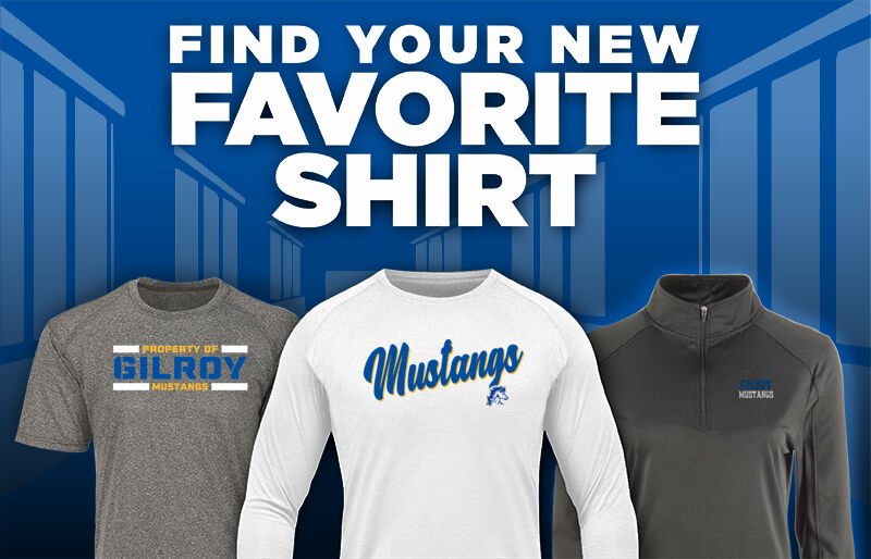 Gilroy Mustangs Find Your Favorite Shirt - Dual Banner
