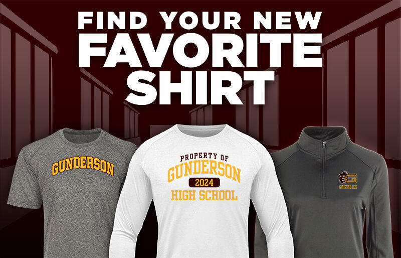 GUNDERSON HIGH SCHOOL GRIZZLIES Find Your Favorite Shirt - Dual Banner