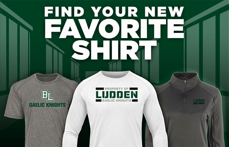 Ludden Gaelic Knights Find Your Favorite Shirt - Dual Banner