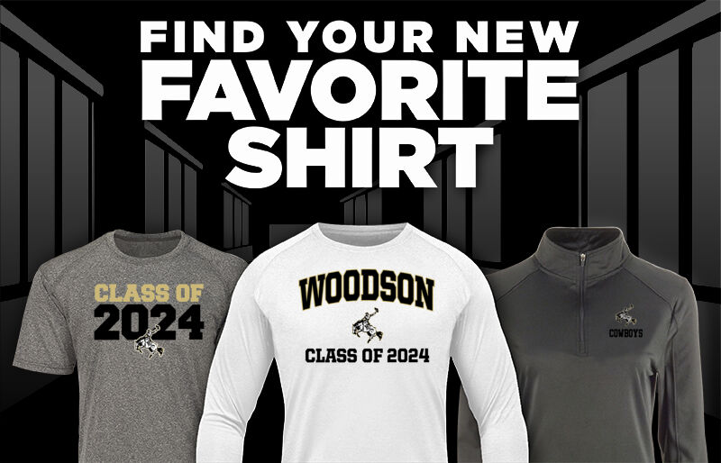 WOODSON HIGH SCHOOL COWBOYS Find Your Favorite Shirt - Dual Banner