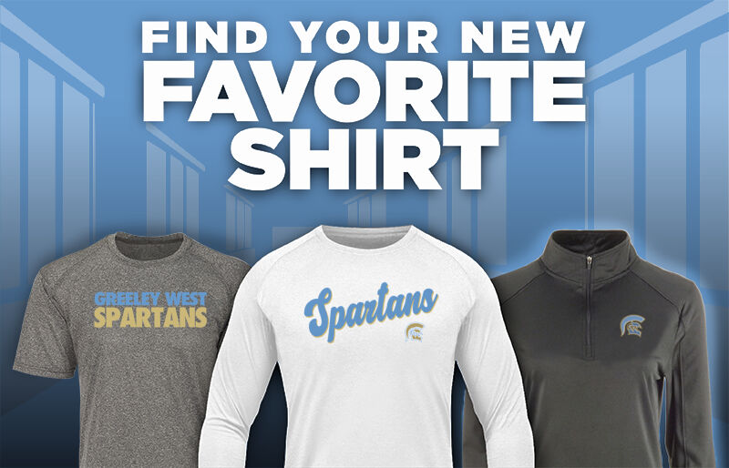 Greeley West Spartans Find Your Favorite Shirt - Dual Banner