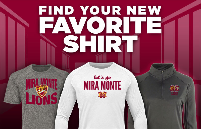 MIRA MONTE LIONS ONLINE STORE Find Your Favorite Shirt - Dual Banner