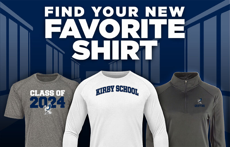 KIRBY SCHOOL GRIFFINS Find Your Favorite Shirt - Dual Banner