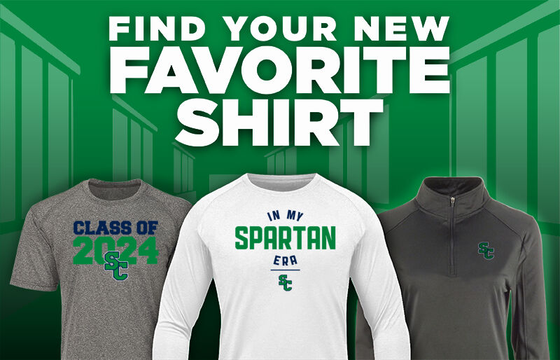 ST. CHARLES HIGH SCHOOL SPARTANS Find Your Favorite Shirt - Dual Banner
