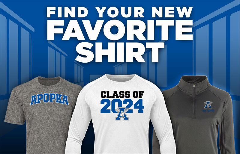 APOPKA HIGH SCHOOL BLUE DARTERS Find Your Favorite Shirt - Dual Banner