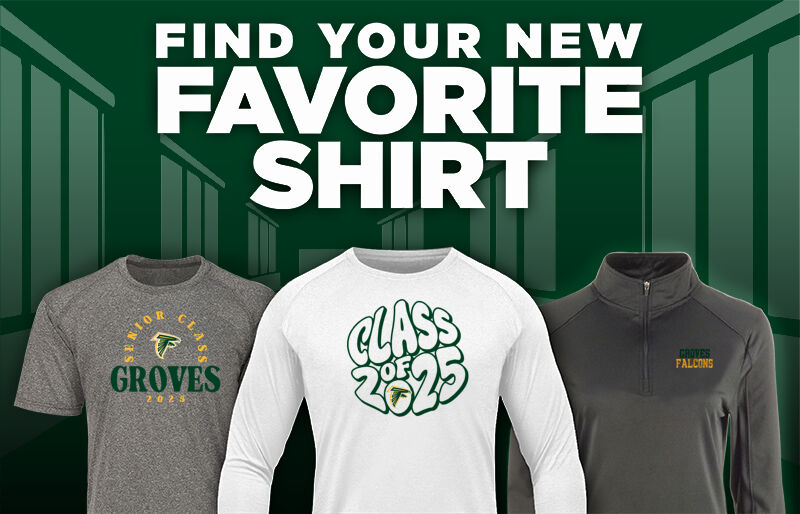 GROVES HIGH SCHOOL FALCONS Find Your Favorite Shirt - Dual Banner