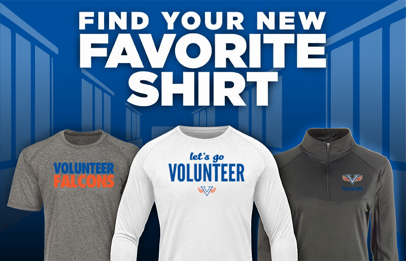 VOLUNTEER HIGH SCHOOL FALCONS Find Your Favorite Shirt - Dual Banner