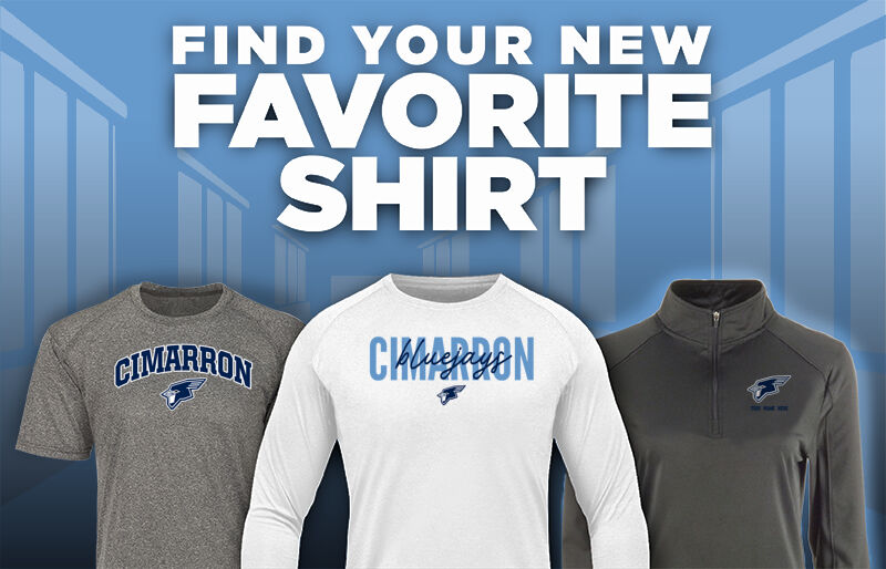 CIMARRON HIGH SCHOOL BLUEJAYS Find Your Favorite Shirt - Dual Banner