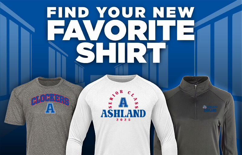 ASHLAND HIGH SCHOOL CLOCKERS Find Your Favorite Shirt - Dual Banner