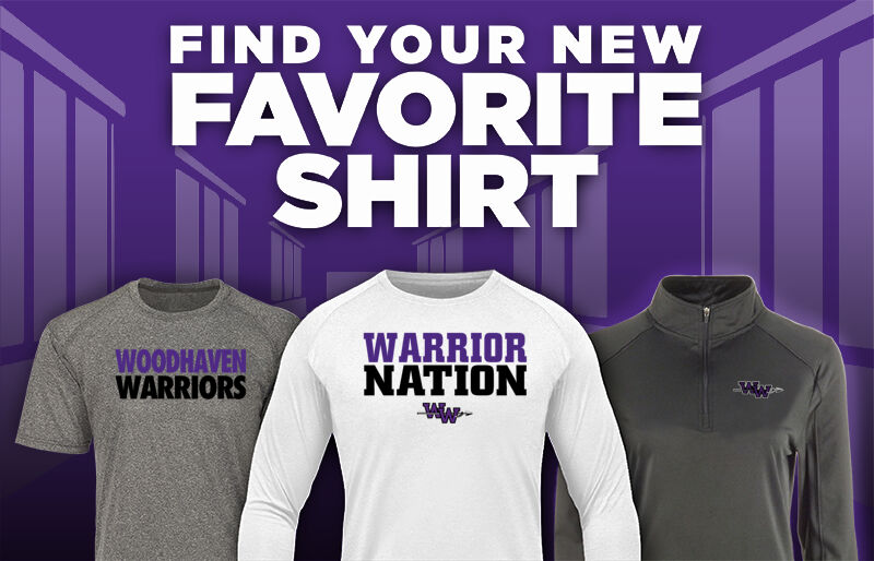 Woodhaven Warriors Find Your Favorite Shirt - Dual Banner