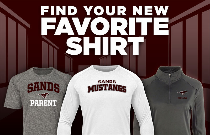 SANDS HIGH SCHOOL MUSTANGS Find Your Favorite Shirt - Dual Banner