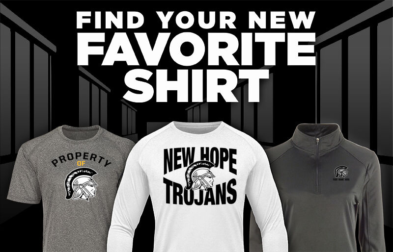 NEW HOPE HIGH SCHOOL TROJANS Find Your Favorite Shirt - Dual Banner