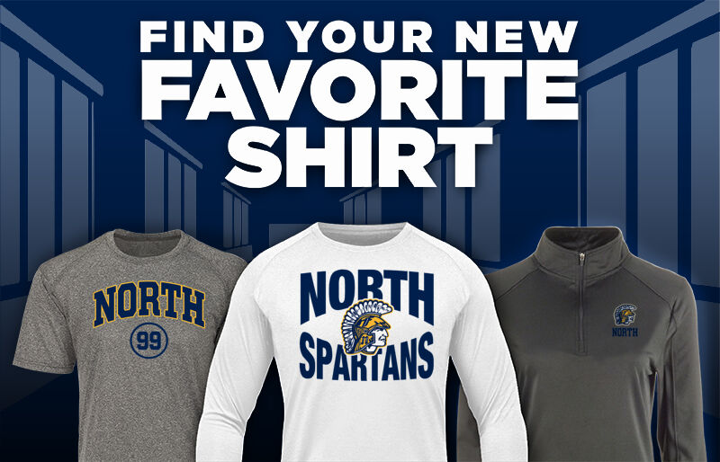 NORTH HIGH SCHOOL SPARTANS Find Your Favorite Shirt - Dual Banner