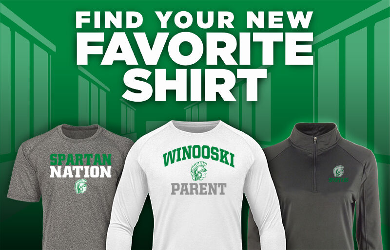 WINOOSKI HIGH SCHOOL SPARTANS Find Your Favorite Shirt - Dual Banner