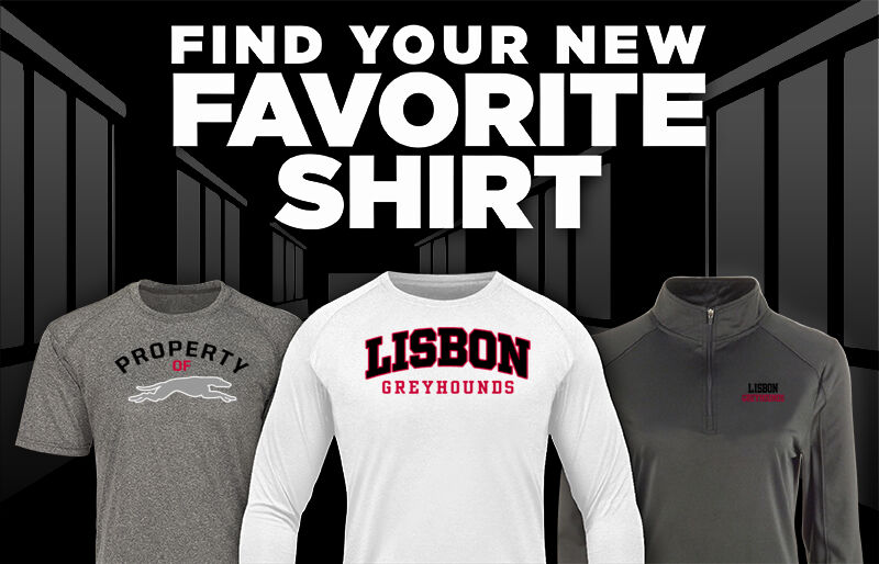 LISBON HIGH SCHOOL GREYHOUNDS Find Your Favorite Shirt - Dual Banner