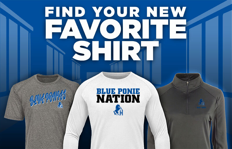 HAVRE HIGH SCHOOL BLUE PONIES Find Your Favorite Shirt - Dual Banner