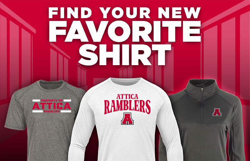 ATTICA HIGH SCHOOL RAMBLERS Find Your Favorite Shirt - Dual Banner