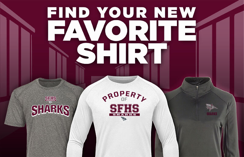 SFHS Sharks Find Your Favorite Shirt - Dual Banner