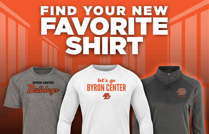 BYRON CENTER HIGH SCHOOL BULLDOGS Find Your Favorite Shirt - Dual Banner