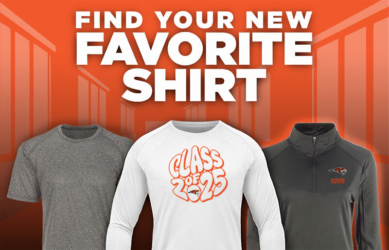HURON HIGH SCHOOL TIGERS Find Your Favorite Shirt - Dual Banner