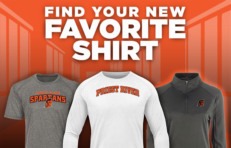 PRIEST RIVER HIGH SCHOOL SPARTANS Find Your Favorite Shirt - Dual Banner