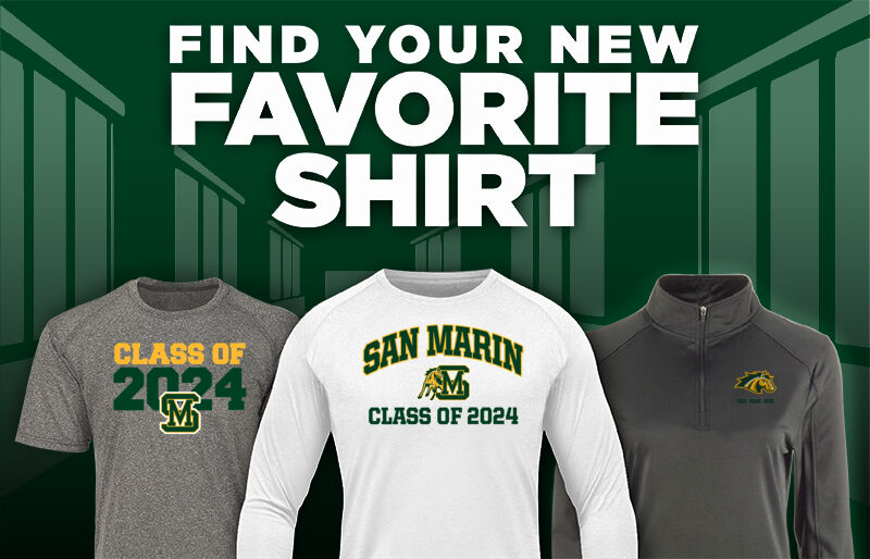 San Marin Mustangs Find Your Favorite Shirt - Dual Banner