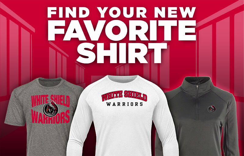 White Shield High School Warriors Find Your Favorite Shirt - Dual Banner