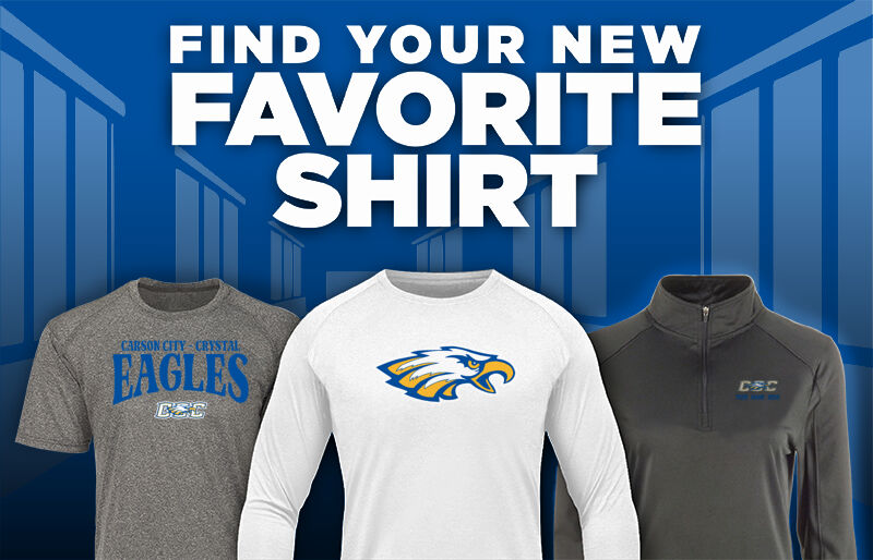 CARSON CITY-CRYSTAL HIGH SCHOOL EAGLES Find Your Favorite Shirt - Dual Banner