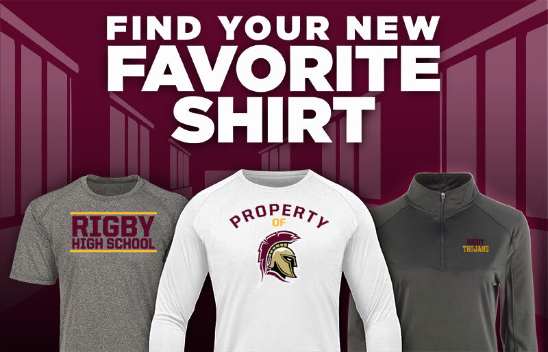 RIGBY HIGH SCHOOL TROJANS Find Your Favorite Shirt - Dual Banner