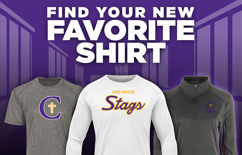 CHEVERUS HIGH SCHOOL STAGS Find Your Favorite Shirt - Dual Banner