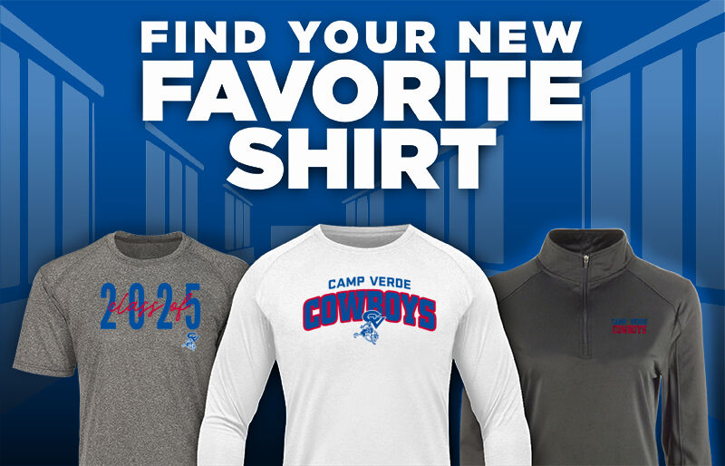 CAMP VERDE HIGH SCHOOL COWBOYS Find Your Favorite Shirt - Dual Banner