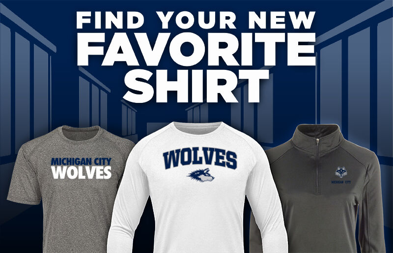 Michigan City Wolves Find Your Favorite Shirt - Dual Banner