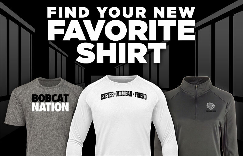 Exeter-Milligan-Friend HIGH SCHOOL Bobcats Find Your Favorite Shirt - Dual Banner