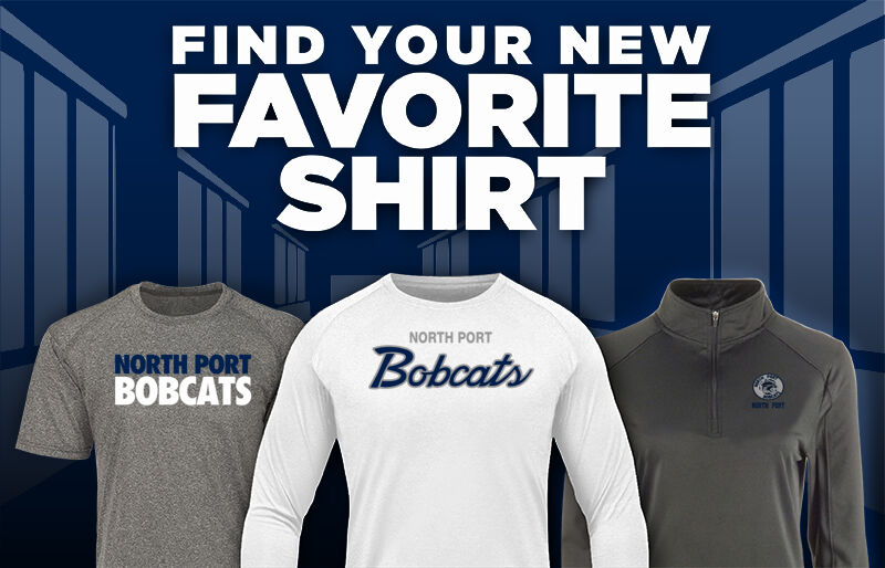 North Port Bobcats Find Your Favorite Shirt - Dual Banner