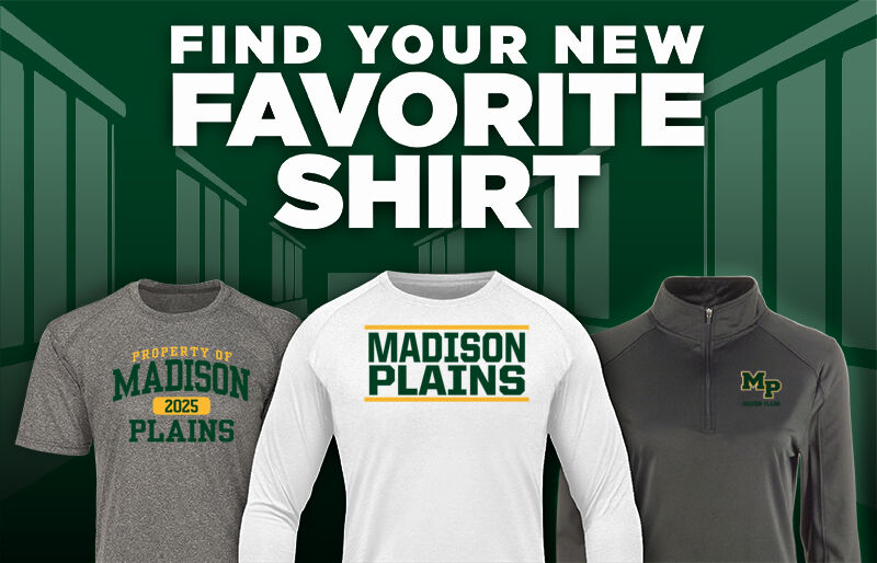 Madison-Plains Golden Eagles Find Your Favorite Shirt - Dual Banner