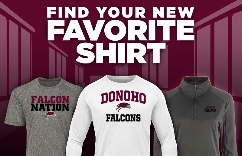 Donoho Falcons Find Your Favorite Shirt - Dual Banner
