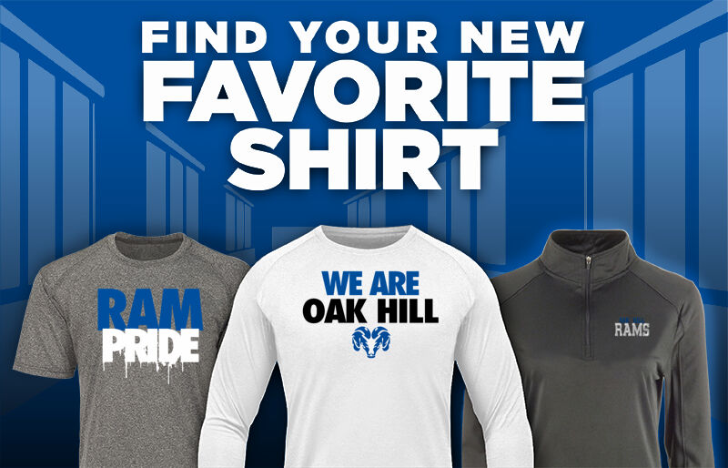 OAK HILL HIGH SCHOOL RAMS Find Your Favorite Shirt - Dual Banner